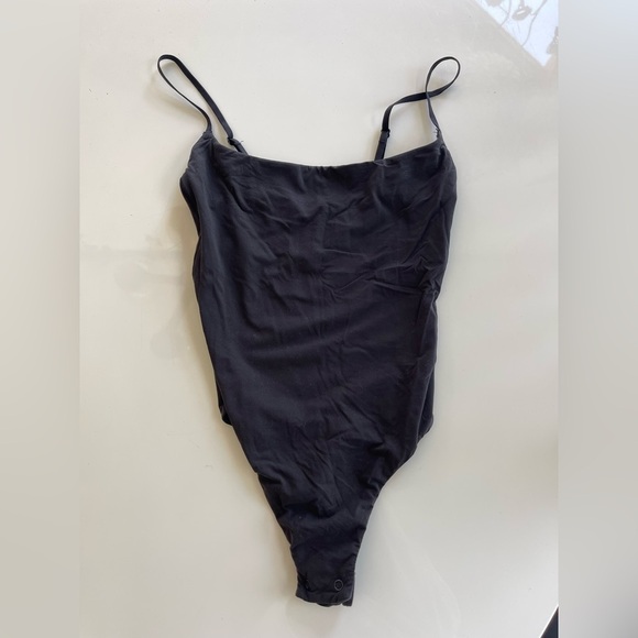 SKIMS Tops - Skims Cami Black Bodysuit - XS